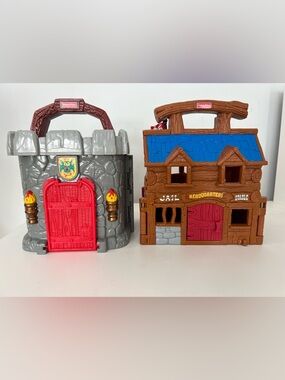 Fisher-Price All In One Take Along Castle & Western Fort